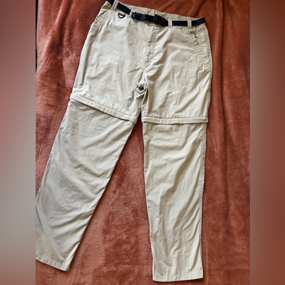 Craghoppers Convertible Zip Off Hiking Pants Khaki Utility Travel Men’s 36
